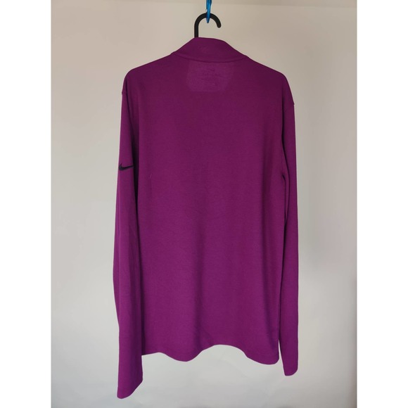 (V) Nike Dri-Fit Standard Fit Men base layer sweater sport running sz M purple - Picture 4 of 8